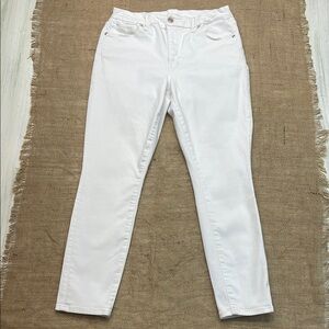 Good American White Skinny Jeans Sz 10/30